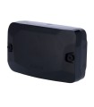 Housing with a space for fibra modules black colour