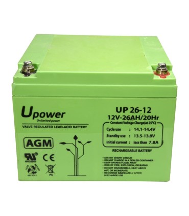 BATT-1226-U - Batteria ricaricabile Upower
