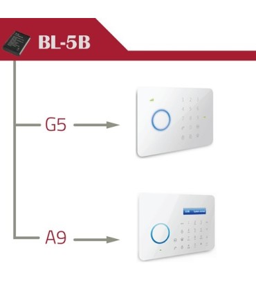  Batterie pour alarme CHUANGO G5 et A9
