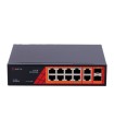 Safire Switch Hi-PoE 8 porte PoE + 2 SFP + 2 RJ45