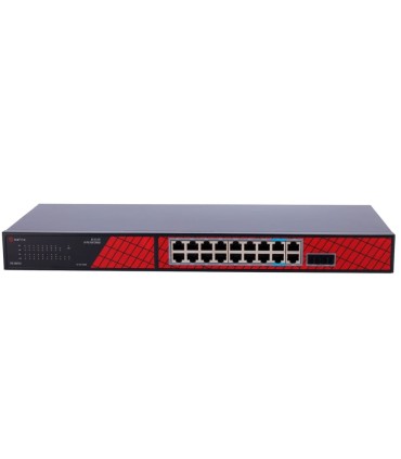 Safire Switch Hi-PoE 16 Portas PoE + 2 SFP + 2 RJ45