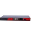 SW2016HIPOE-GF-240 - Safire Switch Hi-PoE 16 puertos PoE + 2 SFP + 2 RJ45