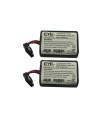 PACK 2 BATERÍAS PARA SIRENA MCS740 VISONIC