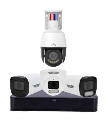 STARTERKIT-01 - Kit Uniview 4MP PoE | Lisintec