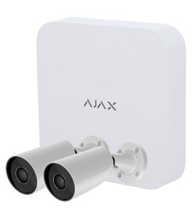 Ajax video surveillance kit 2 bullet cameras of 5 Mpx