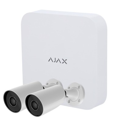Kit de videovigilância Ajax 2 câmaras bullet de 5 Mpx