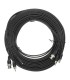 Cabo coaxial com audio e alimentação 20 metros