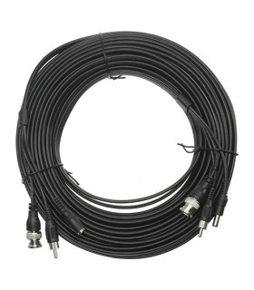 Câble coaxial avec audio et alimentation 20 mètres