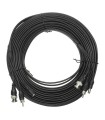 Coaxial cable with audio and power 20 meters