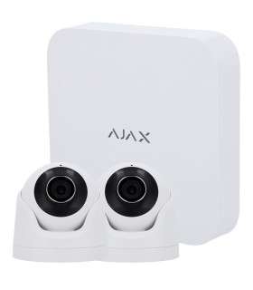 NVRKIT108-2XTURRET-W - Kit Ajax 5MP | Lisintec
