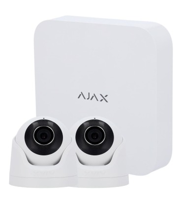 Kit de videovigilância Ajax 2 câmaras turret de 5 Mpx