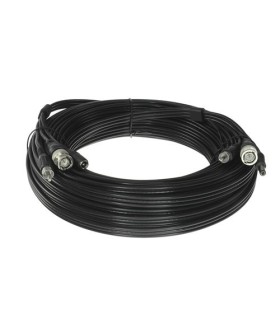 Cable coaxial con audio y alimentación 20 metros