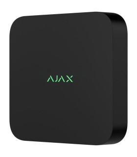Ajax Gravador NVR 16 canais, alimentação DC 12V, cor preto