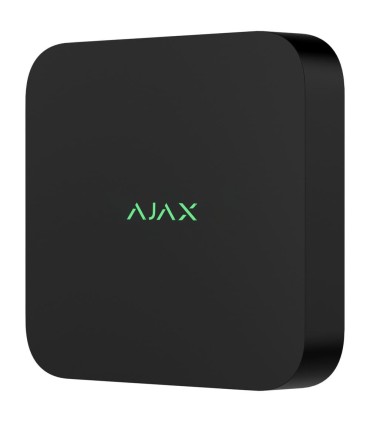 8-Channel AJAX Network Recorder,12V DC Power Supply, black