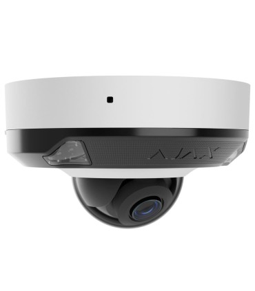 Câmara IP 8 Megapixel Ajax com visão noturna por infravermelhos e luz branca de até 15 m - Cor Branco