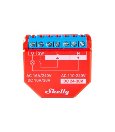 Micromódulo Inteligente Wi-Fi Shelly Plus 1PM
