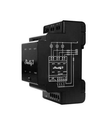 Shelly Pro 3 Smart DIN Rail Switch
