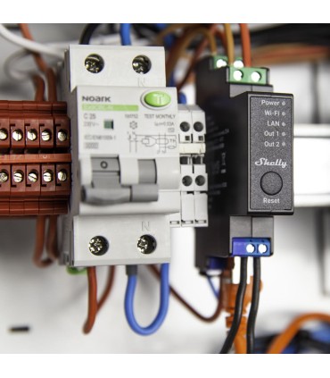 Relais Intelligent pour Rail DIN Shelly Pro 2PM