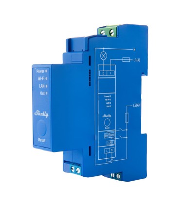 Relais Intelligent pour Rail DIN Shelly Pro 1