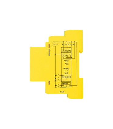Módulo Pro Controlador LED Calha DIN Shelly Pro RGBWW PM