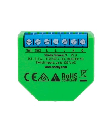 Módulo Regulador de Luz Wi-Fi Shelly Dimmer 2
