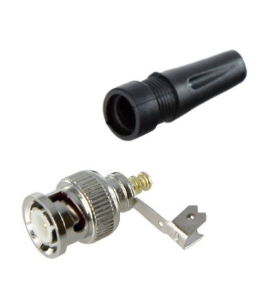 Conector BNC macho para atornillar. 
