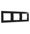 Marco Embellecedor Triple Shelly Wall Frame 3 Negro