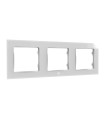 Plaque de Finition Triple Shelly Wall Frame 3 Blanche