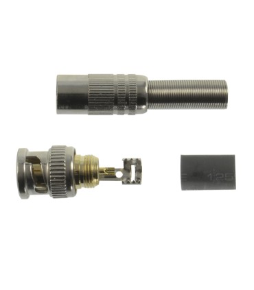 Connecteur BNC pour le soudage avec manchon rétractable