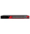 SF-SW2824HIPOE-MF-300 - Safire Switch Hi-PoE 24 ports PoE + 2 RJ45 liaison montante + 2 MGESFP liaison montante