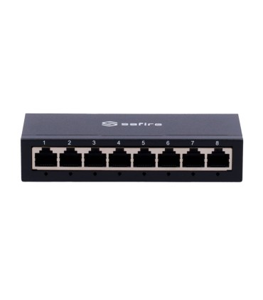 SW08-G-M - Switch Safire 8 porta Gigabit Velocidade 10/100/1000 Mbps