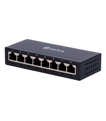 SW08-G-M - Safire Switch  8 puertos Gigabit Velocidad 10/100/1000 Mbps