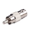 Conector BNC fêmea a RCA macho
