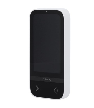 Ajax KeyPad TouchScreen Branco — Teclado Tátil Jeweller