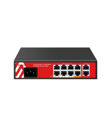 SW8FE2GE-2BT-120W - Safire Switch Hi-PoE 8 puertos FE PoE + 2 Uplink RJ45