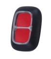 Botón de pánico negro de dos teclas para alarma Ajax