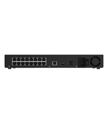 Ajax NVR H2D16PAC 16 Canales PoE Negro | Lisintec