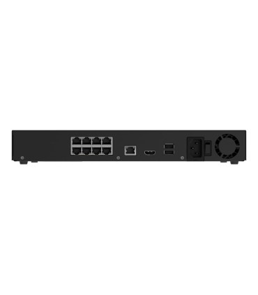 Ajax NVR H2D8PAC 16-Ch 8 PoE Black NVR | Lisintec