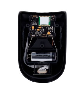 Ajax Superior CombiProtect Jeweller Noir — Détecteur de Mouvement et Bris de Glace Grade 2
