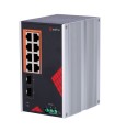 Switch Industrial Safire SF-SWI1008HIPOE-GF-AC-130-DIN
