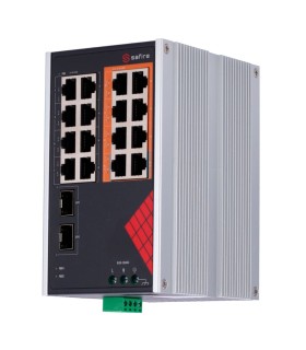 Safire SF-SWI1808HIPOE-GF-AC-130-DIN Switch | Lisintec