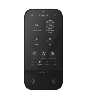 Ajax Superior KeyPad TouchScreen G3 Jeweller Black