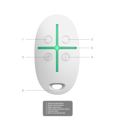 Ajax Superior SpaceControl Bianco | Lisintec
