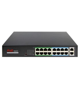 Switch 16 Ports PoE 160W SW1816POE-160-E | Lisintec