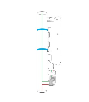 Switch PoE Esterno 60W SW0504POE-G-60-OUT IP65