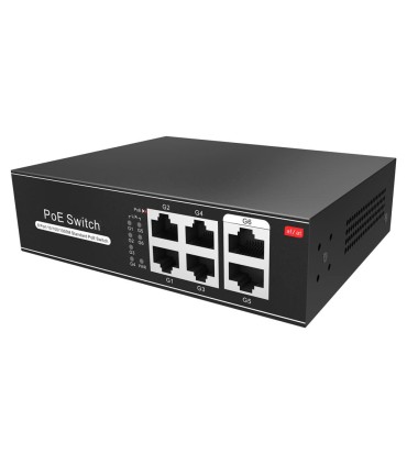 SW0604POE-G-65-E Switch PoE Gigabit 65W 6 Ports | Lisintec