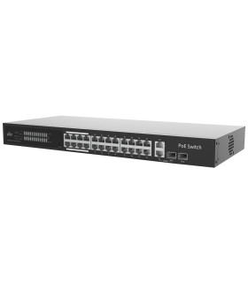 Uniview UV-NSW3000-25GT1GP1GC-LPOE-IN - Switch PoE Gestionable Cloud 24 Puertos Gigabit PoE + 3 Uplink
