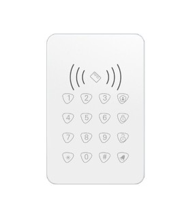Wireless keyboard with RFID card reader