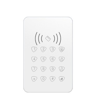 Teclado inalámbrico con lector de tarjetas RFID