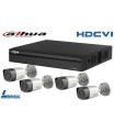 Kit CCTV Gravador com 4 camaras HDCVI Dahua